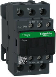  Schneider Electric, TeSys D, LC1D38N7, Mágneskapcsoló, 18, 5kW/38A (400V, AC3), 415V AC 50/60 Hz vezerlés, 1Z+1Ny, csavaros csatlakozás, TeSys D (Schneider LC1D38N7) (LC1D38N7)