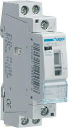 Hager ERD218 Relé, 1Z+1NY, 16A, 24V AC, I-0-II, moduláris (ERD218)