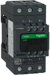 Schneider Electric, TeSys D Everlink, LC1D65AFE7, Mágneskapcsoló, 30kW/65A (400V, AC3), 115V AC 50/60 Hz vezerlés, 1Z+1Ny, csavaros csatlakozás, TeSys D Everlink (Schneider LC1D65AFE7) (LC1D65AFE7)