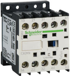  Schneider Electric CA2KN22F7, Segédkontaktor 10A, 110V AC 50/60 Hz vezerlés, 2 Záró + 2 Nyitó érintkező, csavaros csatlakozás (Segédkapcsoló CA2KN22F7) (CA2KN22F7)