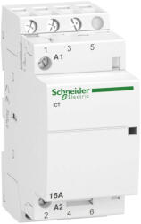  Schneider Electric, Moduláris kontaktor 16A, 3 Záró érintkező, 220-240V AC 50 Hz (Schneider A9C22813) (A9C22813)