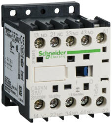 Schneider Electric CA2KN31M7, Segédkontaktor 10A, 220. . 230V AC 50/60 Hz vezerlés, 3 Záró + 1 Nyitó érintkező, csavaros csatlakozás (Segédkapcsoló CA2KN31M7) (CA2KN31M7)