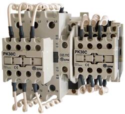 Tracon TR1C1710B Kontaktor kondenzátortelepek kapcsolásához 690V, 50Hz, 17A, 12, 5kVAr, 400V AC, 3×NO+1×NC (TR1C1710B)