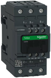 Schneider Electric, TeSys D Everlink, LC1D65AM7, Mágneskapcsoló, 30kW/65A (400V, AC3), 220V AC 50/60 Hz vezerlés, 1Z+1Ny, csavaros csatlakozás, TeSys D Everlink (Schneider LC1D65AM7) (LC1D65AM7)