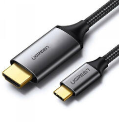UGREEN 4K UHD 1, 5 m-es USB-C-HDMI kábel (fekete) - szalaialkatreszek