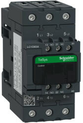  Schneider Electric, TeSys D Everlink, LC1D65AD7, Mágneskapcsoló, 30kW/65A (400V, AC3), 42V AC 50/60 Hz vezerlés, 1Z+1Ny, csavaros csatlakozás, TeSys D Everlink (Schneider LC1D65AD7) (LC1D65AD7)