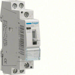 Mágneskapcsoló, 2Z, 25A, 230V AC, I-0-II, moduláris, kézzel is kapcsolható (ETC225)