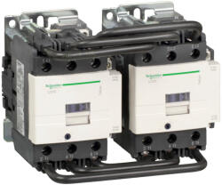 Schneider Electric, TeSys D, LC2D80F7, Forgásirányváltó magneskapcsoló, 37kW/80A (400V, AC3), 127V AC 50/60 Hz vezerlés, 1Z+1Ny, csavaros csatlakozás, TeSys D Everlink (Schneider LC2D80F7) (LC2D80F7)
