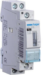  Hager ERL218 Relé, 1Z+1NY, 16A, 8/12V AC, I-0-II, moduláris (ERL218)
