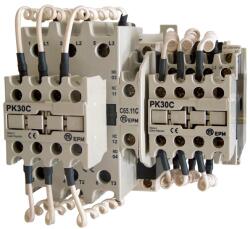 Tracon TR1C1701B Kontaktor kondenzátortelepek kapcsolásához 690V, 50Hz, 17A, 12, 5kVAr, 400V AC, 3×NO+1×NO (TR1C1701B)