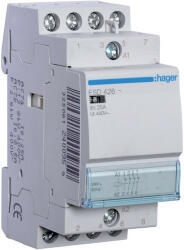 Hager Moduláris kontaktor 25A, 4 Nyitó érintkező, 24V AC 50 Hz (Hager ESD426) (ESD426)