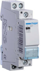 Hager Moduláris kontaktor 25A, 1 Záró + 1 Nyitó érintkező, 12V AC 50 Hz (Hager ESD227) (ESL227)