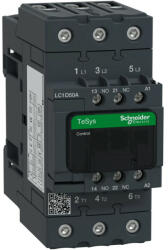  Schneider LC1D50AB5, Tesys D mágneskapcsoló, 22kW/50A (400V, AC3), 24V AC 50 Hz vezerlés, 1Z+1Ny, csavaros csatlakozás (LC1D50AB5)