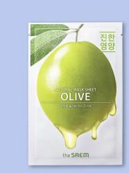 The Saem Natural Olive Mask Sheet tissue arcmaszk - 21 ml / 1 db