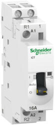  Schneider Electric, Moduláris kontaktor 16A, kézi kapcsolással, 1 Záró + 1 Nyitó érintkező, 230-240V AC 50 Hz (Schneider A9C23715) (A9C23715)