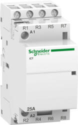  Schneider Electric, Moduláris kontaktor 25A, 4 Nyitó érintkező, 24V AC 50 Hz (Schneider A9C20137) (A9C20137)