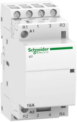  Schneider Electric, Moduláris kontaktor 16A, 2 Záró + 2 Nyitó érintkező, 220-240V AC 50 Hz (Schneider A9C22818) (A9C22818)
