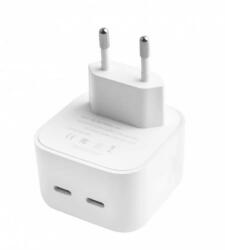  35W USB-C kétportos hálózati töltő adapter, gyorstöltő