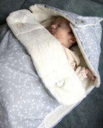 BabyJem Paturica multifunctionala din bumbac BabyJem (Culoare: Maro) (bj_4284) - delphionline Lenjerii de pat bebelusi‎, patura bebelusi