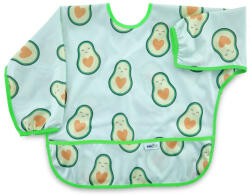 BabyJem Sort cu maneci pentru activitati BLW, BabyJem, 33x74 cm (Model: Avocado) (bj_7843) Bavata