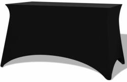 VidaXL Huse de masă elastice, 2 buc, 243 x 76 x 74 cm, negru (132038) - izocor