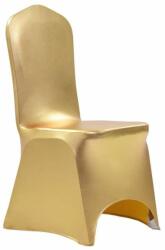 VidaXL Huse elastice pentru scaun, 6 buc. , auriu (133556) - izocor
