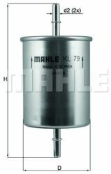 MAHLE filtru combustibil MAHLE KL 79 - piesa-auto