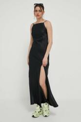 Abercrombie & Fitch ruha fekete, maxi, testhezálló - fekete XL - answear - 29 990 Ft