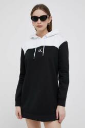 Calvin Klein ruha fekete, mini, oversize - fekete M