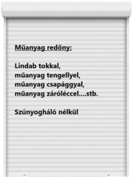 Redőnydiszkont Műanyag SIMA redőny műanyag tengellyel, OSZTOTT (RD-km-s-g-ko-sz-fk)