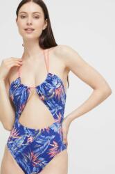 Tommy Hilfiger egyrészes fürdőruha sötétkék, puha kosaras - sötétkék S - answear - 20 990 Ft