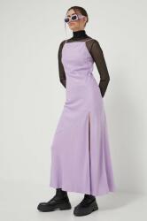 Abercrombie & Fitch ruha lila, maxi, testhezálló - lila L