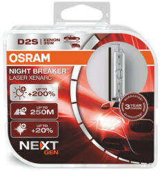OSRAM XENARC NIGHT BREAKER LASER D2S 2x (66240XNN-HCB)