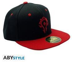 Abysse Corp World of Warcraft Horde fekete/piros snapback sapka (ABYCAP030)