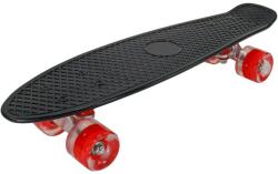  Pennyboard LED kerekekkel, 56 cm FEKETE/VÖRÖS