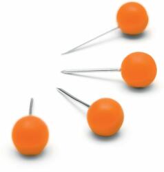 Nobo Notice Board Push Pins Orange, narancsszín - 100 db-os kiszerelés