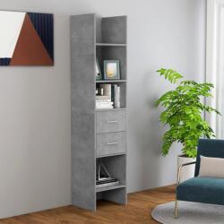 vidaXL Bibliotecă, gri beton, 40x35x180 cm, PAL (803420) Biblioteca