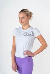 NEBBIA FIT Activewear funkcionális póló rövid ujjal 440 - FEHÉR (XS) - NEBBIA