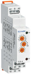 ELMARK ELR-4 többfunkciós relé 12-240V AC/DC 2ХSPDT 2x16А Elmark (ELM 50155)