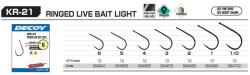 Decoy Carlig DECOY KR-21 Round Live Bait Light Nr. 1/0, 10buc/plic (994702)