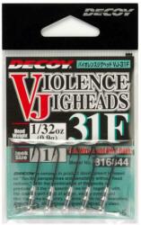 Decoy Jig DECOY VJ-31F Violence Jighead Nr. 1, 1.8g, 5buc/plic (816868)