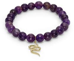 Fossil Bratara Fossil Sutton Amethyst beaded JF04326710