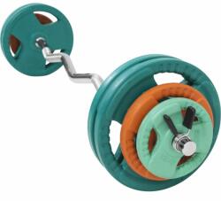 Gorilla Sports 35 kg súlyzó szett rugós zárral (100761-00009-0036) - kokiskashop