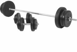 Gorilla Sports Állítható súlyzó szett műanyag tárcsa 70 kg (100082-00006-0046) - kokiskashop