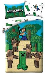 Halantex Minecraft, set lenjerie de pat single, 140x200 cm - smyk - 92,69 RON Lenjerii de pat bebelusi‎, patura bebelusi