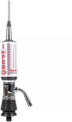 Lemm Antena CB LEMM TURBO IMPERO, alb, lungime 200 cm, castig 7dB, 26.5-28Mhz, 2500W, cablu RG58 4m (PNI-AT-661)