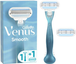 Gillette Venus Smooth női borotva + 2 db borotvabetét