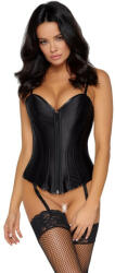 Cottelli Collection Matt Satin Corset 2611465 Black XL - superlove
