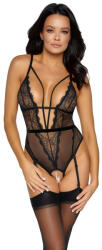 Cottelli Collection String Body with Removable Suspenders 2643324 Black XL - superlove