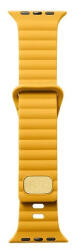 Apple Watch Series 38MM, 40MM, 41MM vízálló szilikon sport óraszíj, sárga